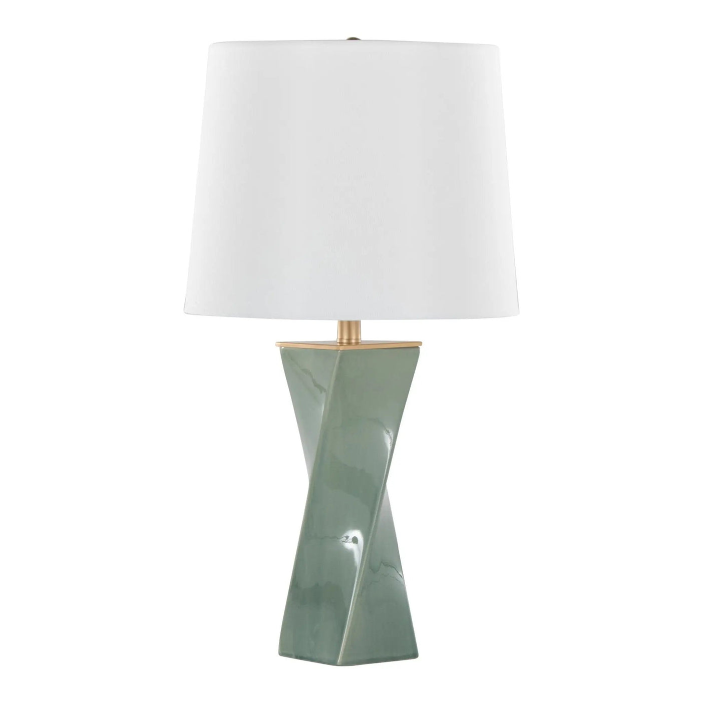 Curvo - Square Contemporary Table Lamp by HouseOfZazla