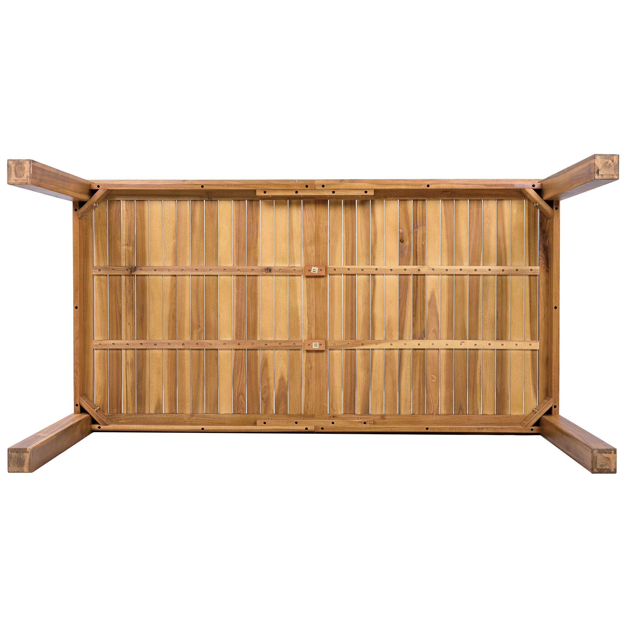 TOPMAX Patio 5pcs Wooden Dining Table Set by HouseOfZazla