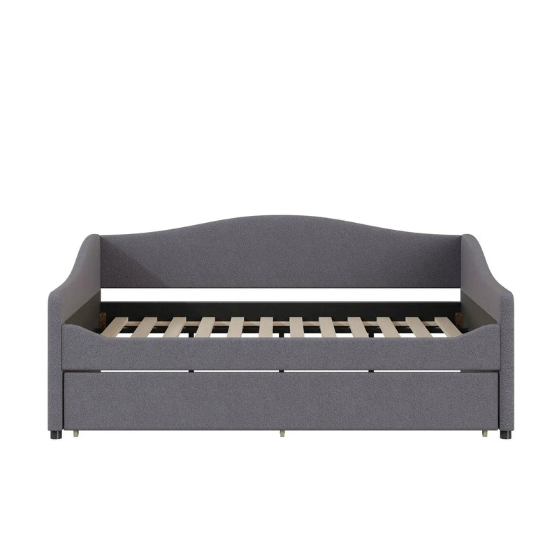 Upholstered Daybed With Light And Trundle by HouseOfZazla