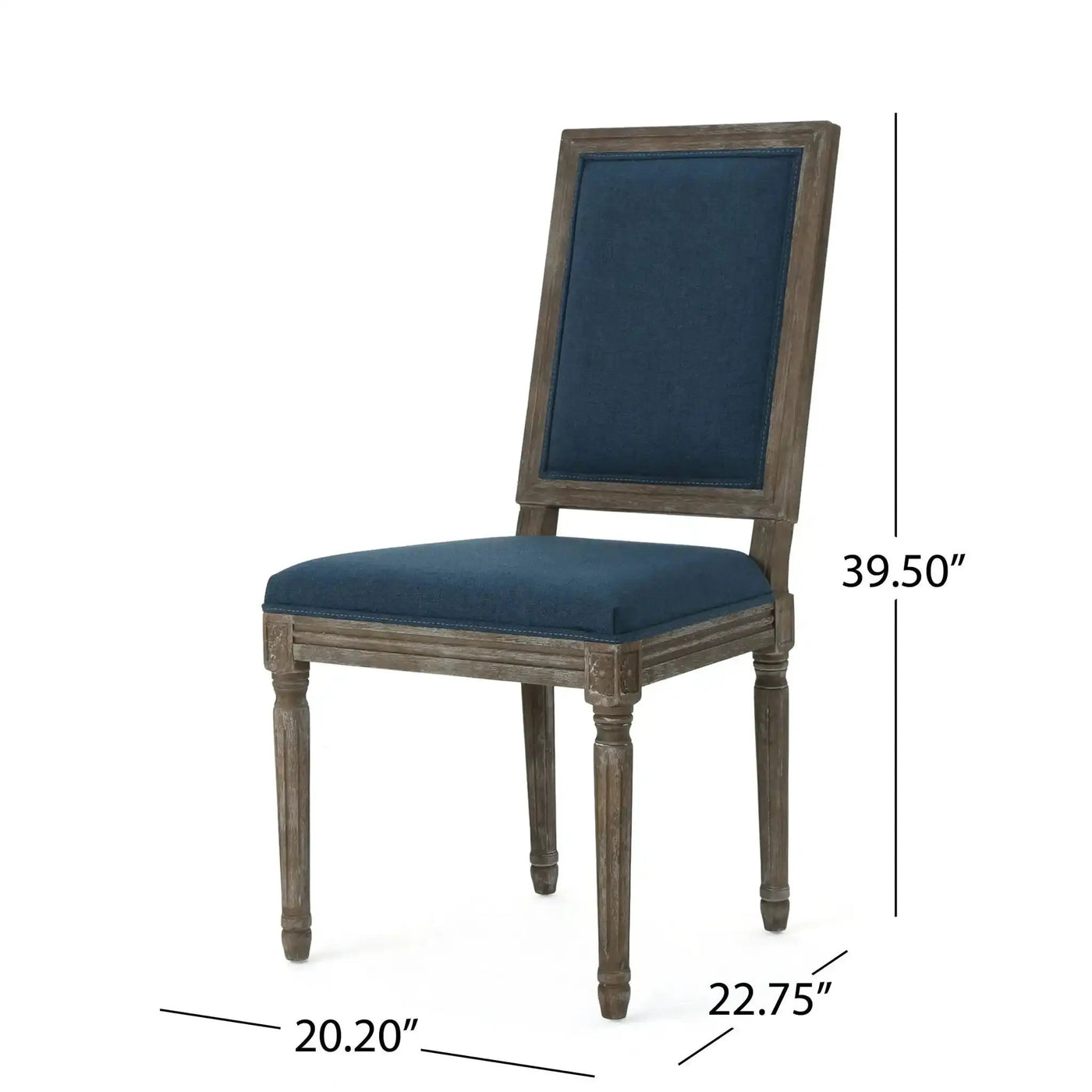Traditional Style Dining Chair Set With Fabric Upholstery by HouseOfZazla