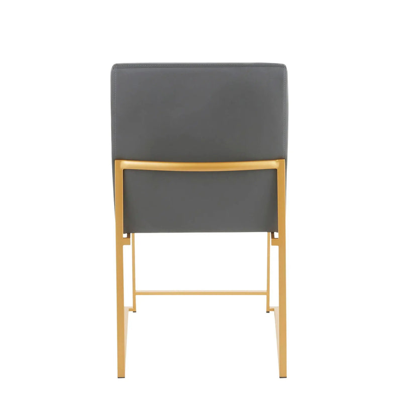 Fuji - Contemporary Stylish Frame, High Back Dining Chair (Set of 2) by Unique Piece Furniture