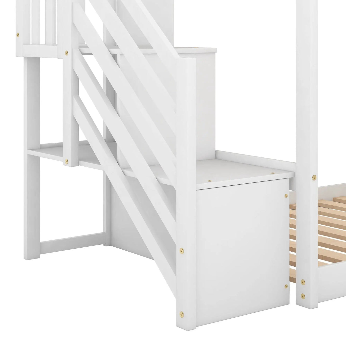Bunk Bed With Convertible Slide And Stairway by HouseOfZazla