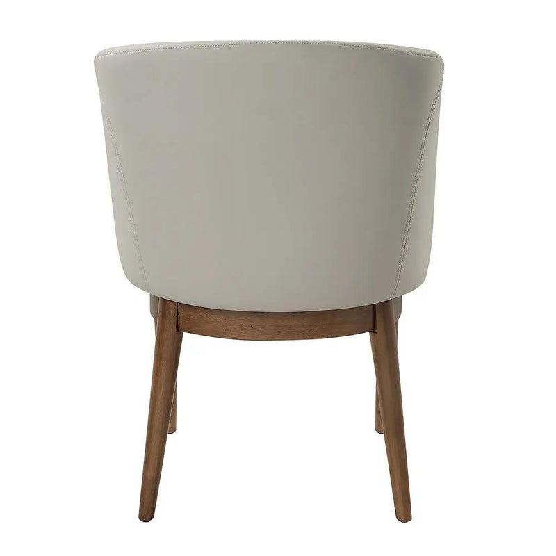 Harvey - Side Chair (Set of 2) - Synthetic Leather & Walnut by Unique Piece Furniture