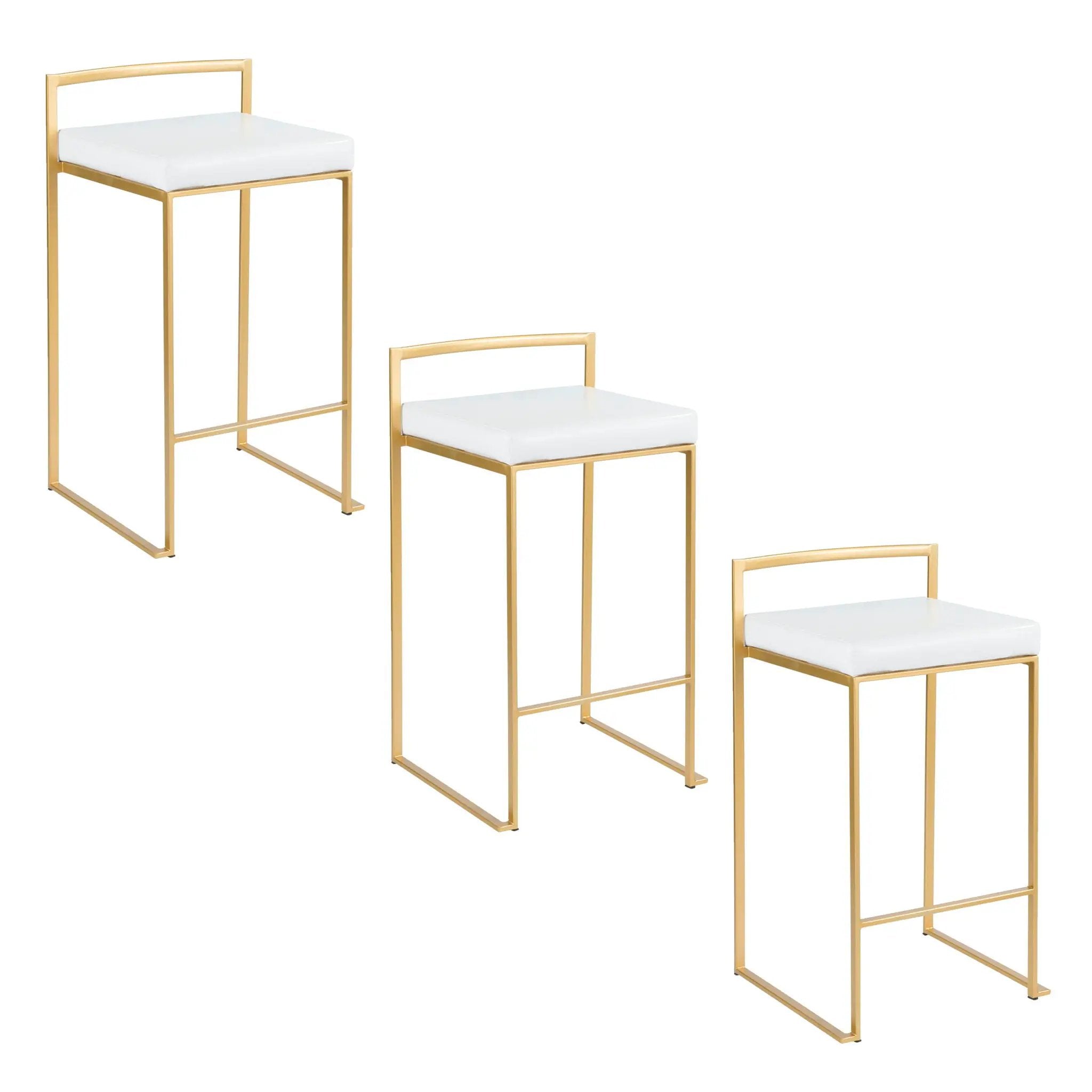 Fuji - Contemporary / Glam Design Counter Stool (Set of 2) by Unique Piece Furniture