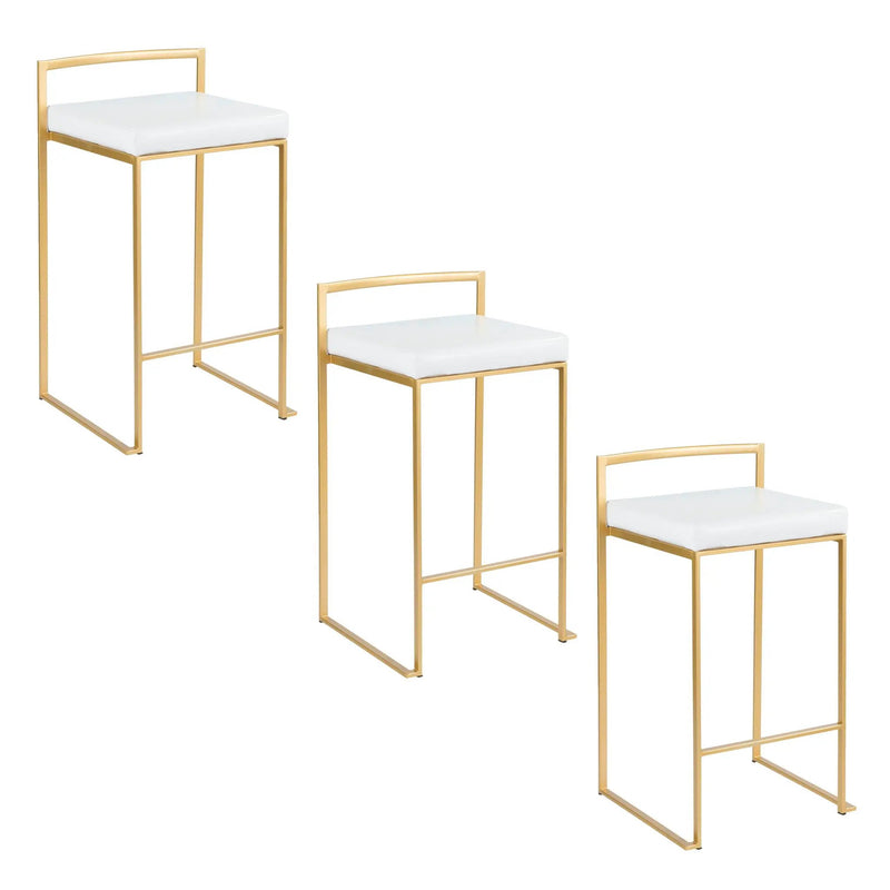 Fuji - Contemporary / Glam Design Counter Stool (Set of 2) by Unique Piece Furniture