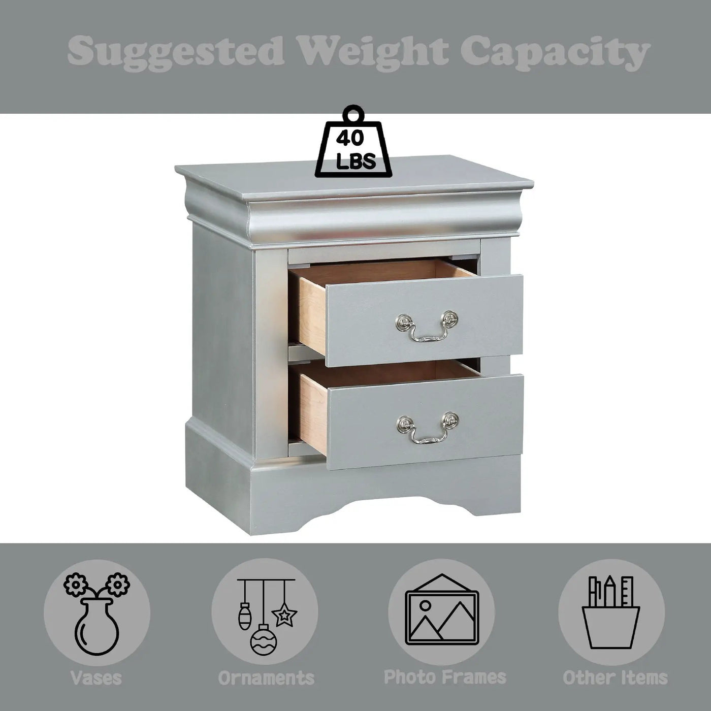 Louis Philippe Accent Nightstand by HouseOfZazla