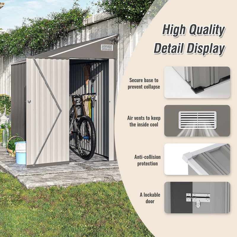 Campcraft Optional Two-Color Storage Shed by HouseOfZazla