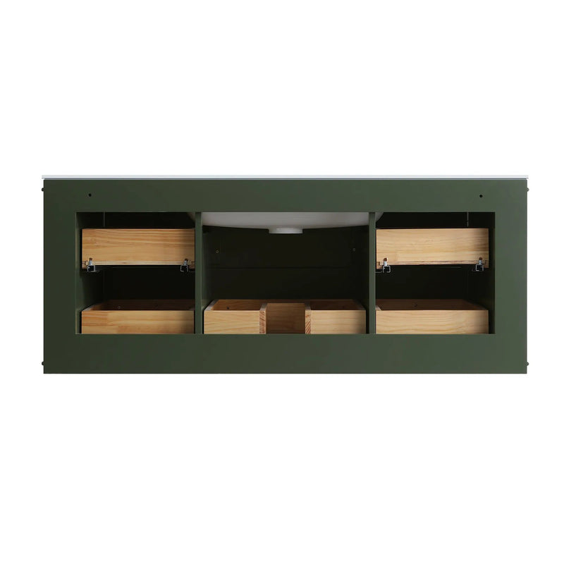 48" Wall Mounted & Floating Single Bathroom Vanity by HouseOfZazla