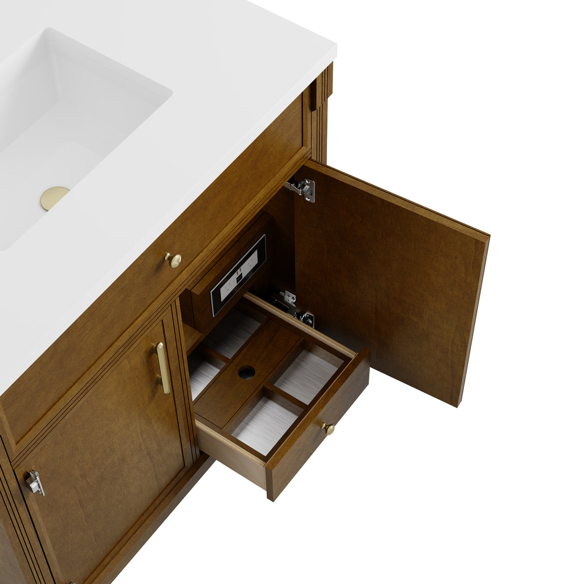 James Martin Bellshire 36" Single Bathroom Vanity, Honey Oak, view 21
