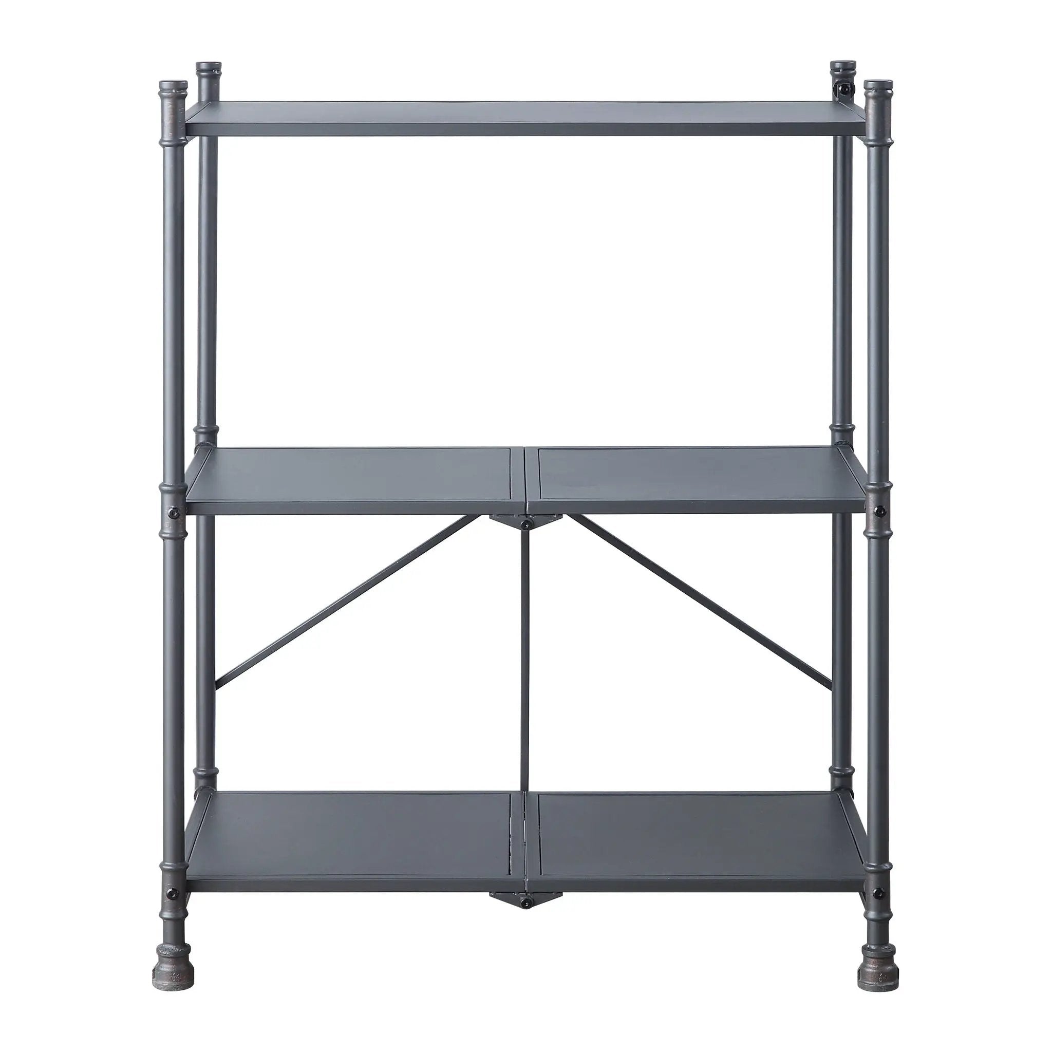 Cordelia - Hand-Brushed Console Table - Black / Bronze by Unique Piece Furniture