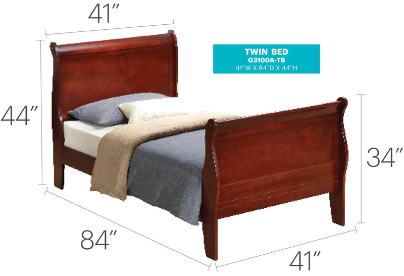 Panel Sleigh Bed by Unique Piece Furniture