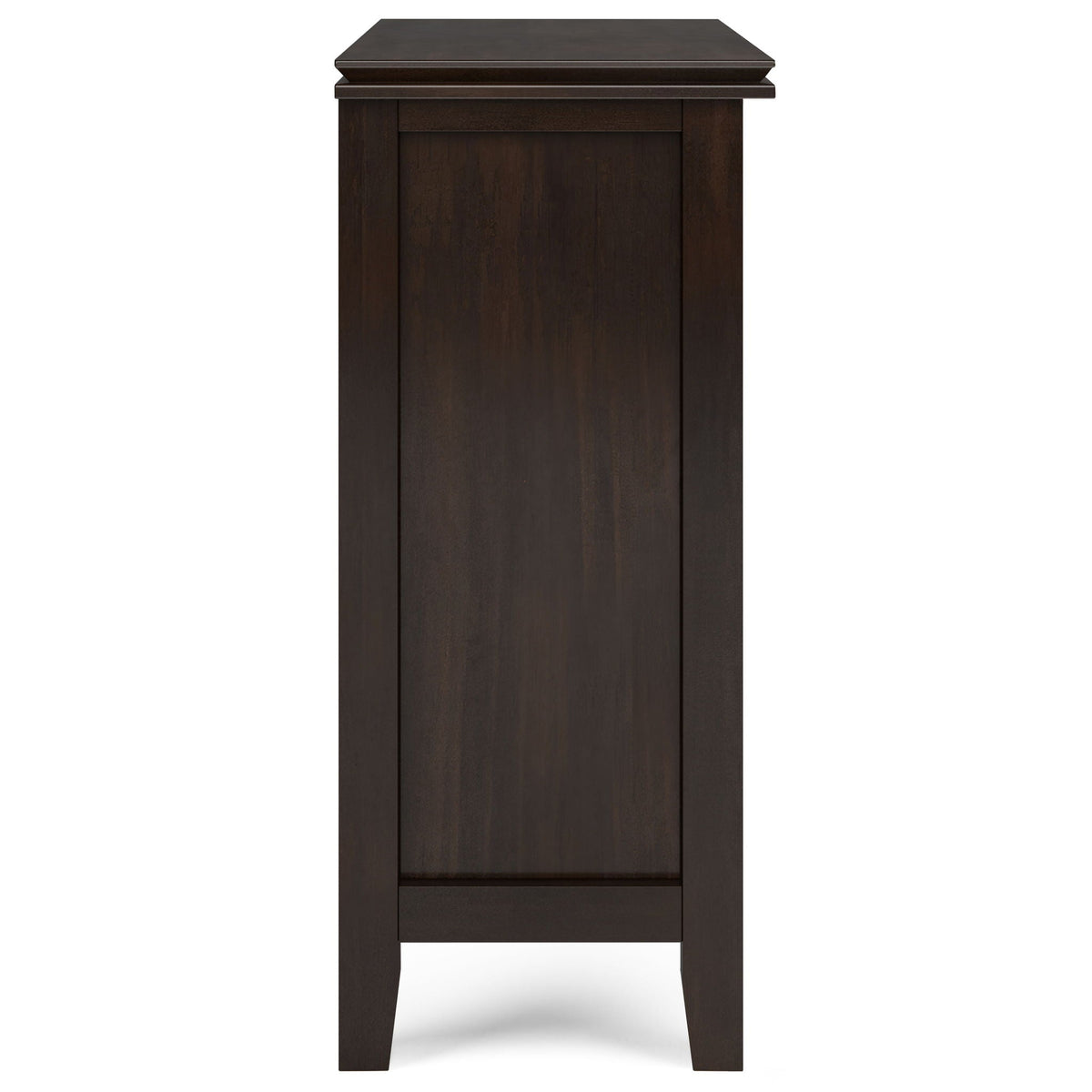 Solid Wood Low Storage Cabinet with Adjustable Shelves - Light Brown or Dark Brown, photo 15 of 17