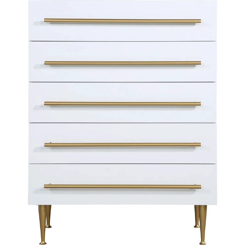 Contemporary 5 Drawer Chest For Bedroom by Unique Piece Furniture