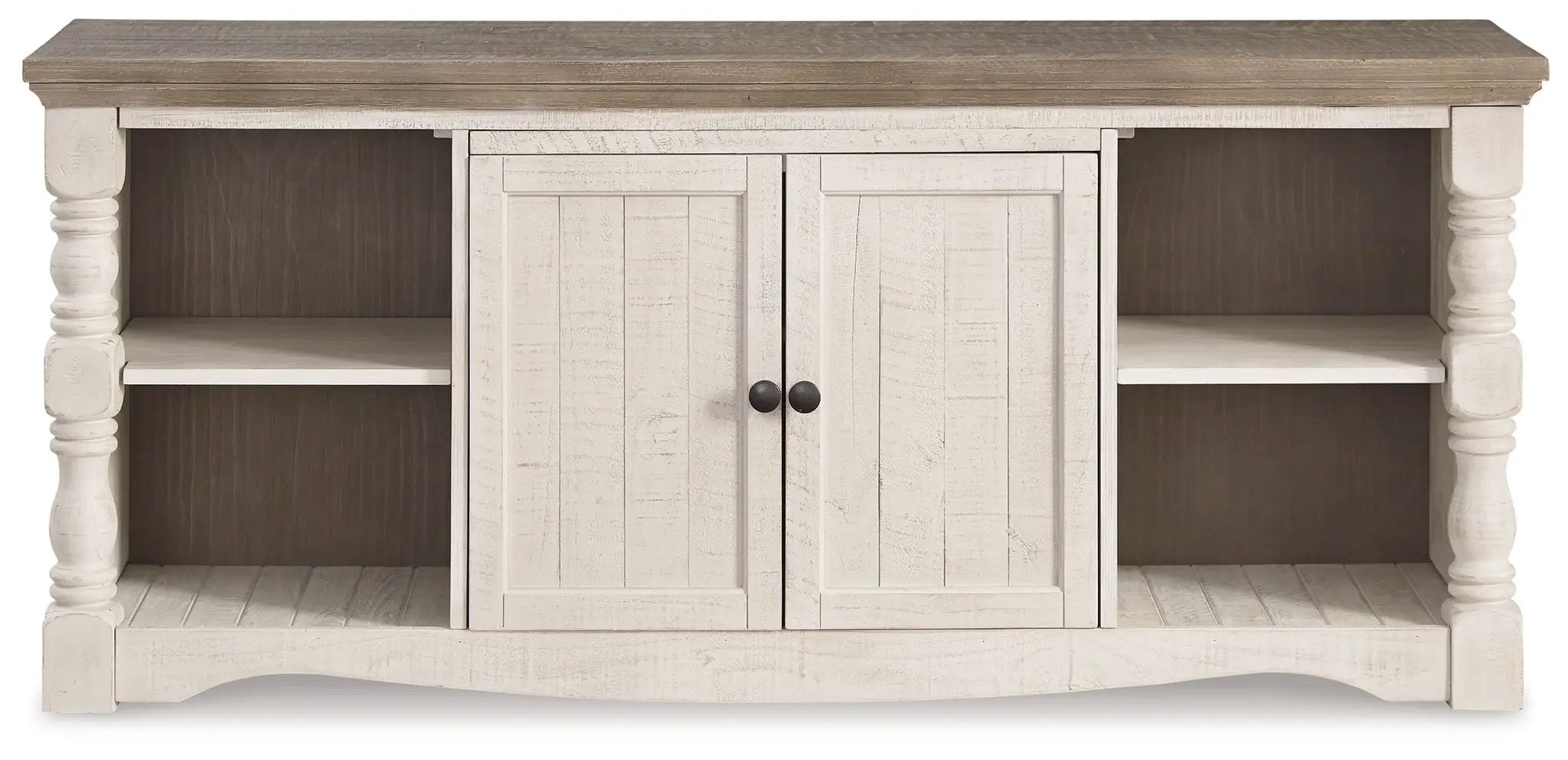 Havalance - Extra Large TV Stand - 2 Doors - Brown / Beige by Unique Piece Furniture