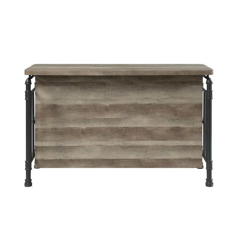 Edina - Counter Height Table - Antique Oak & Sandy Gray by Unique Piece Furniture
