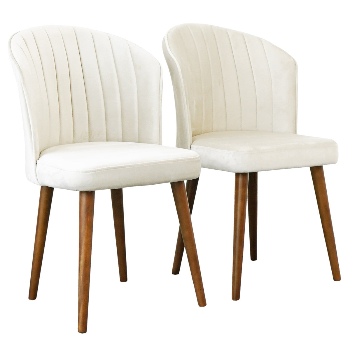 Comfortable Parsons Dining Chair Set with No Assembly Required - Beige, Blue, Yellow