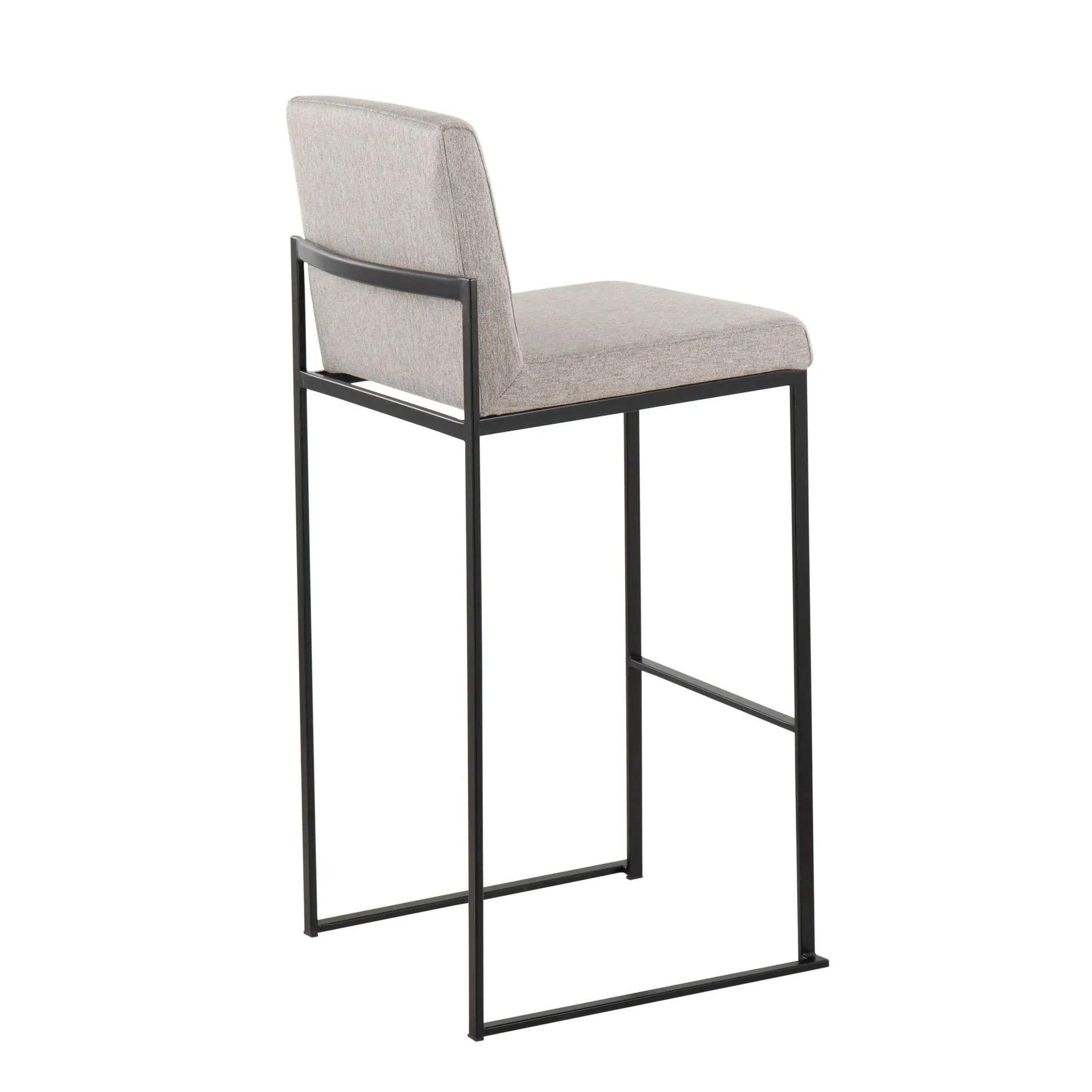Fuji - Contemporary High Back Barstool Elegant Design by Unique Piece Furniture