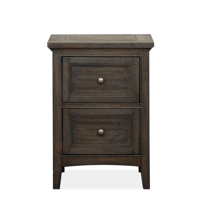 Westley Falls - Small Drawer Nightstand - Graphite by Unique Piece Furniture