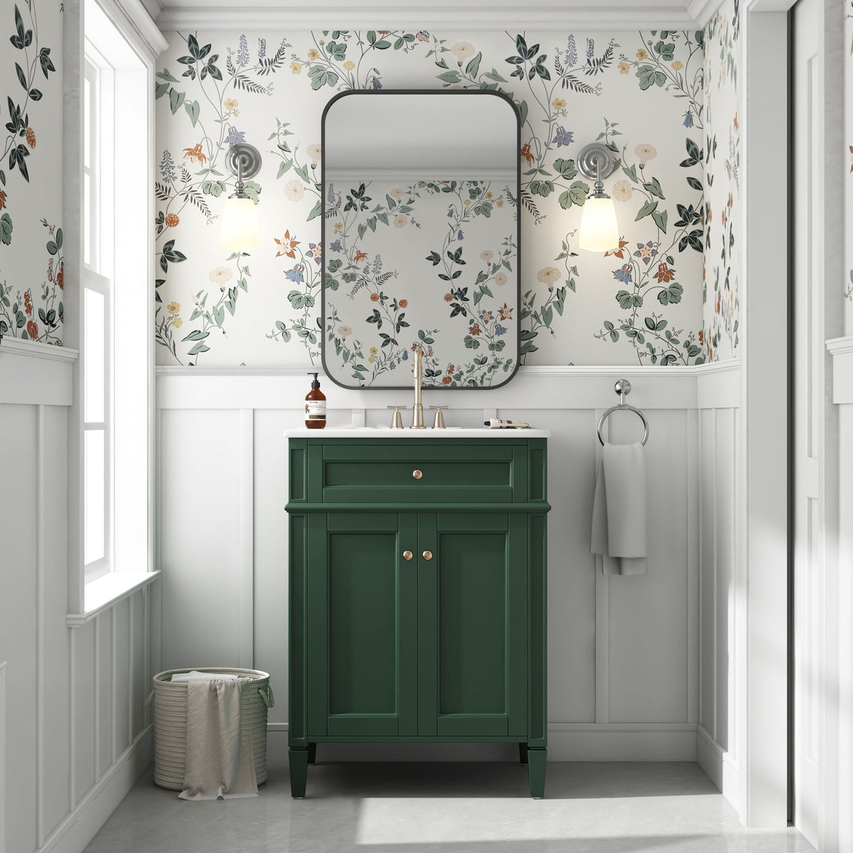 Bathroom Vanity With 2 Doors And Tip Out Drawer, Soft Closing Hinges, photo 23 of 28