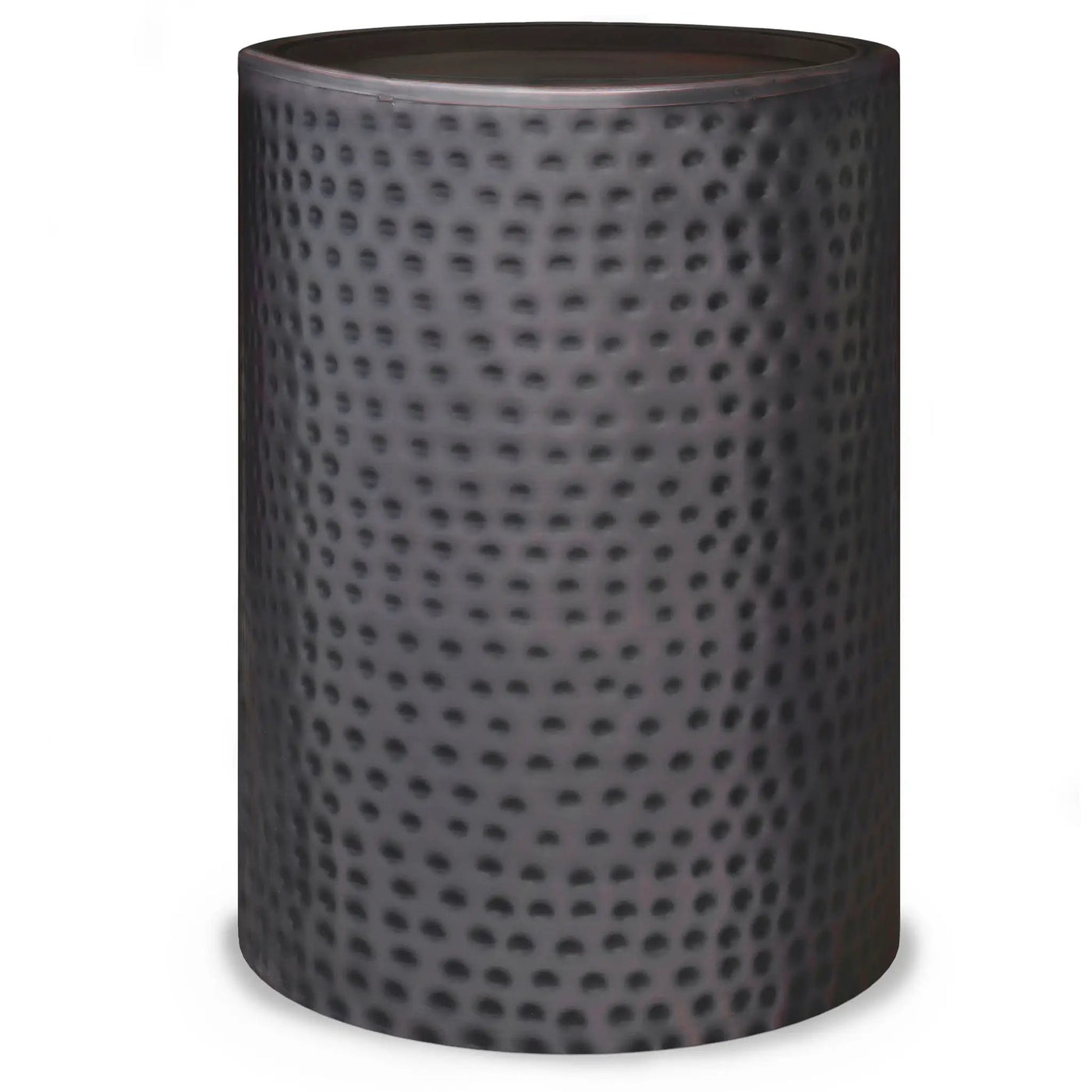 Corbin - Hammered Metal Side Table by HouseOfZazla