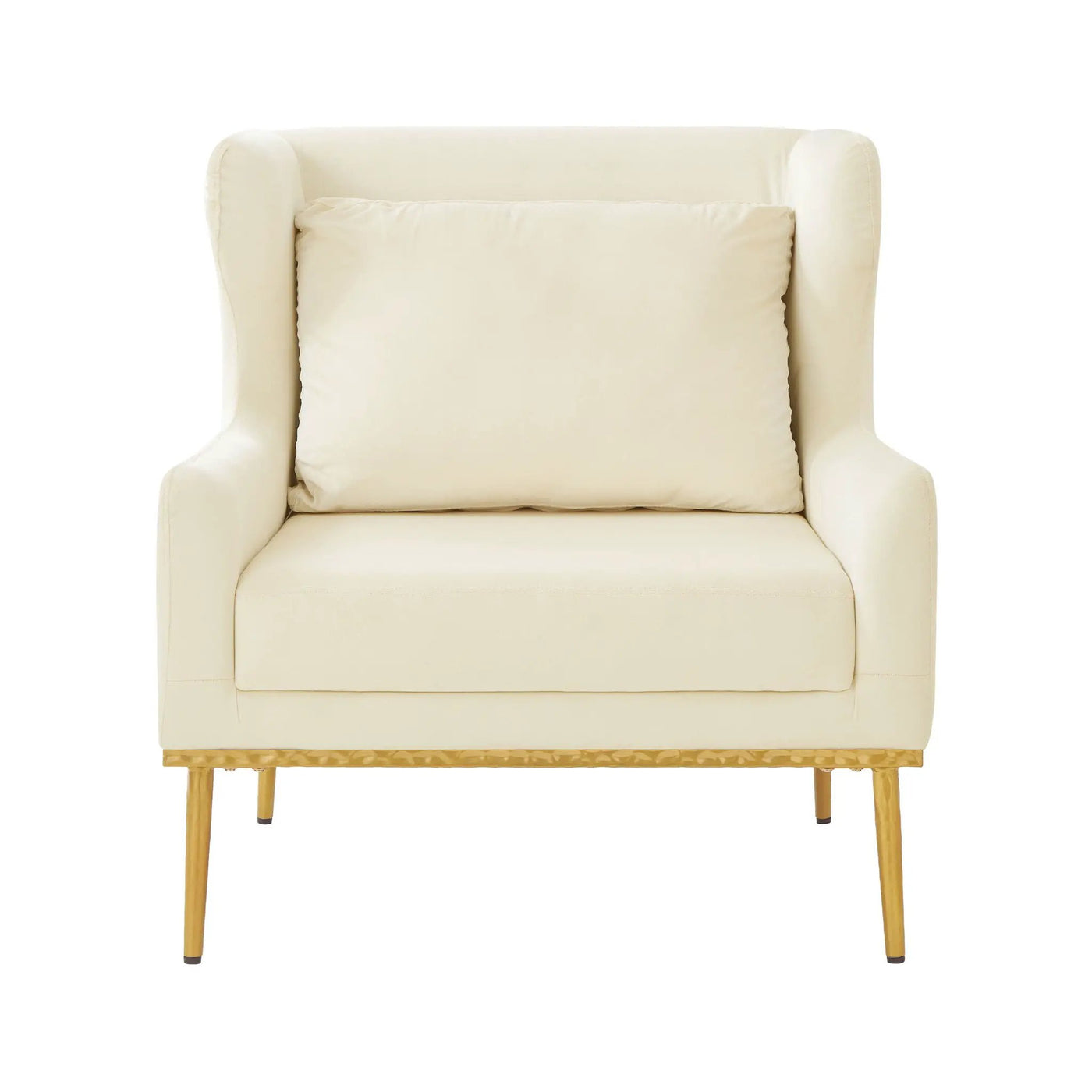 Elegant Curved Armrest Accent Armchair by HouseOfZazla