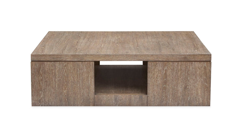 Cypress - Square Cocktail Table With Casters - Spiced Brown, photo 4 of 6