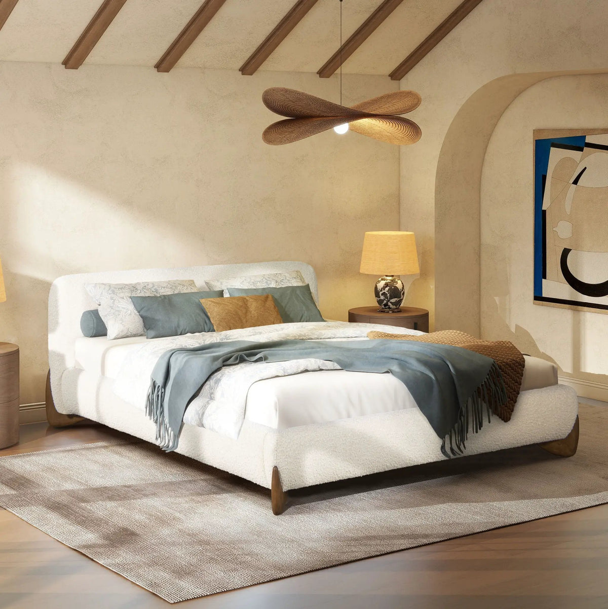 Alpine - Puffy Modern Platform Bed, photo 17 of 21