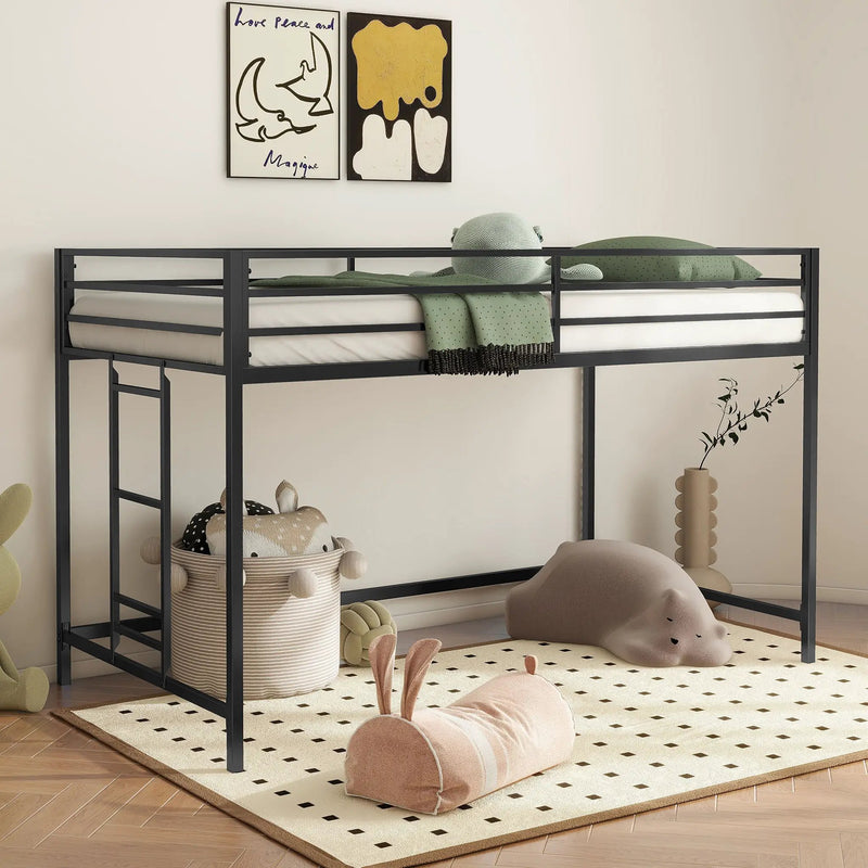 Adam - Twin Loft Bunk - Black by Unique Piece Furniture