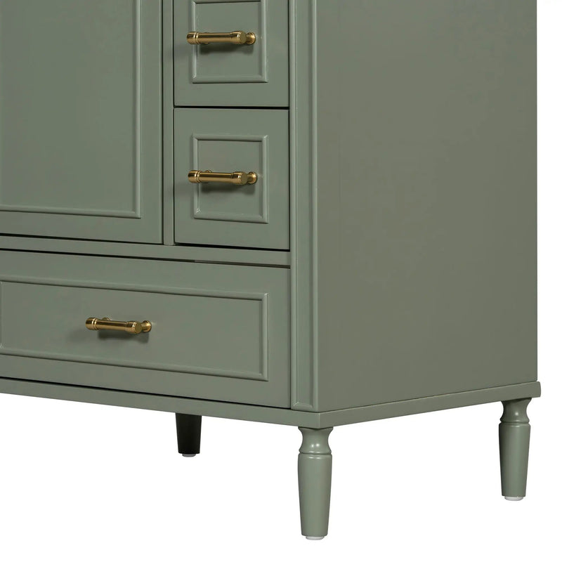 Traditional Bathroom Vanity Set With Soft Close Doors