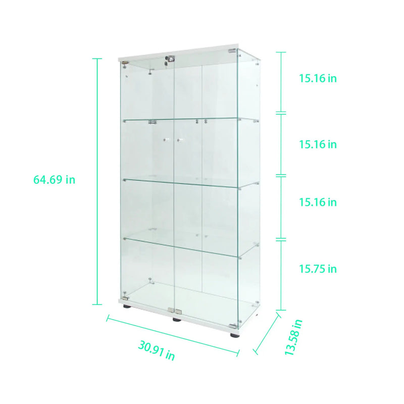 Tempered Glass Display Cabinet by HouseOfZazla