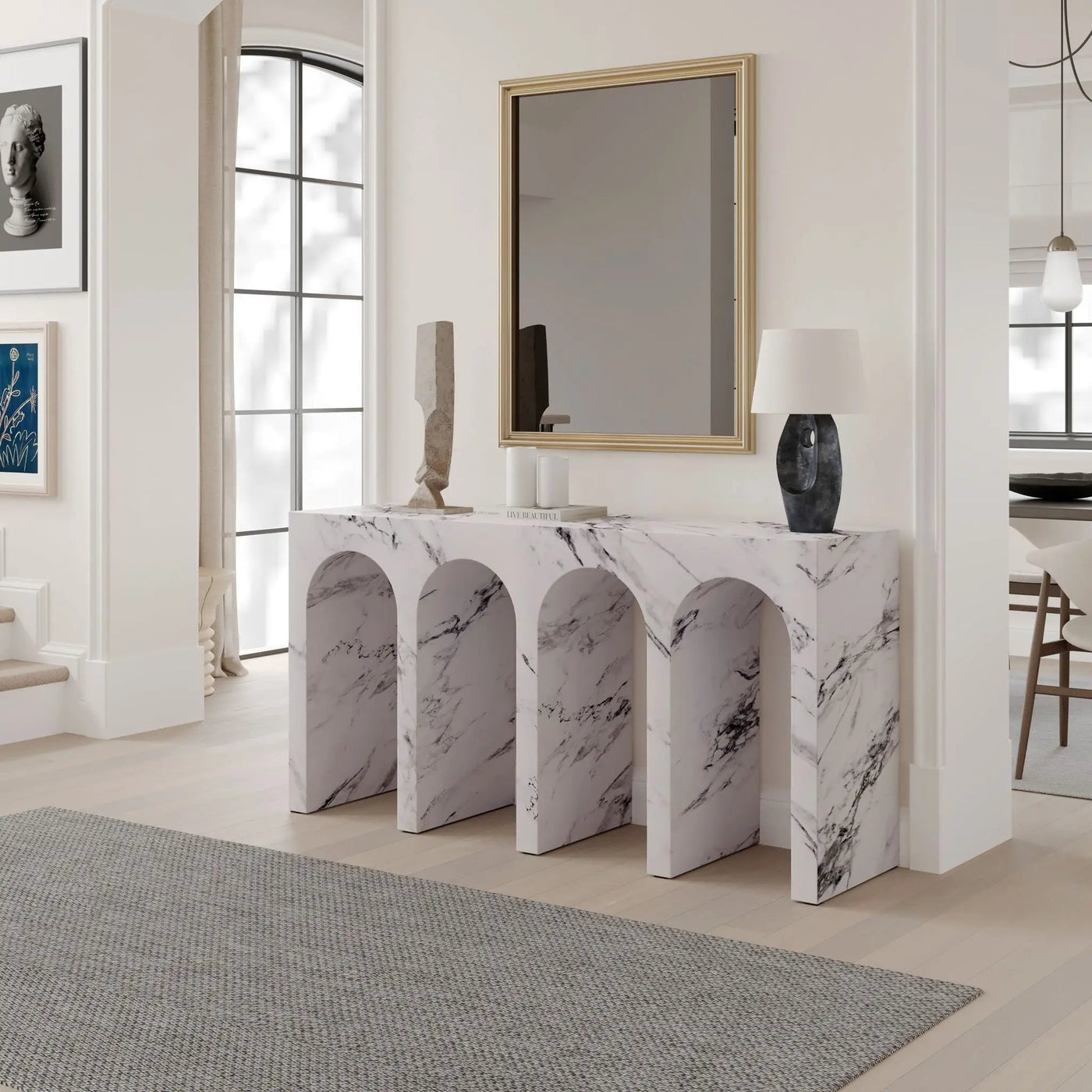 Fritzy Engineered Stone Table by HouseOfZazla