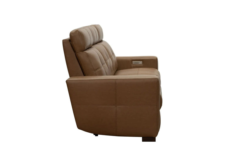 Cara - Sofa With Power Recline, Power Headrest And Power Lumbar - Light Brown by Unique Piece Furniture