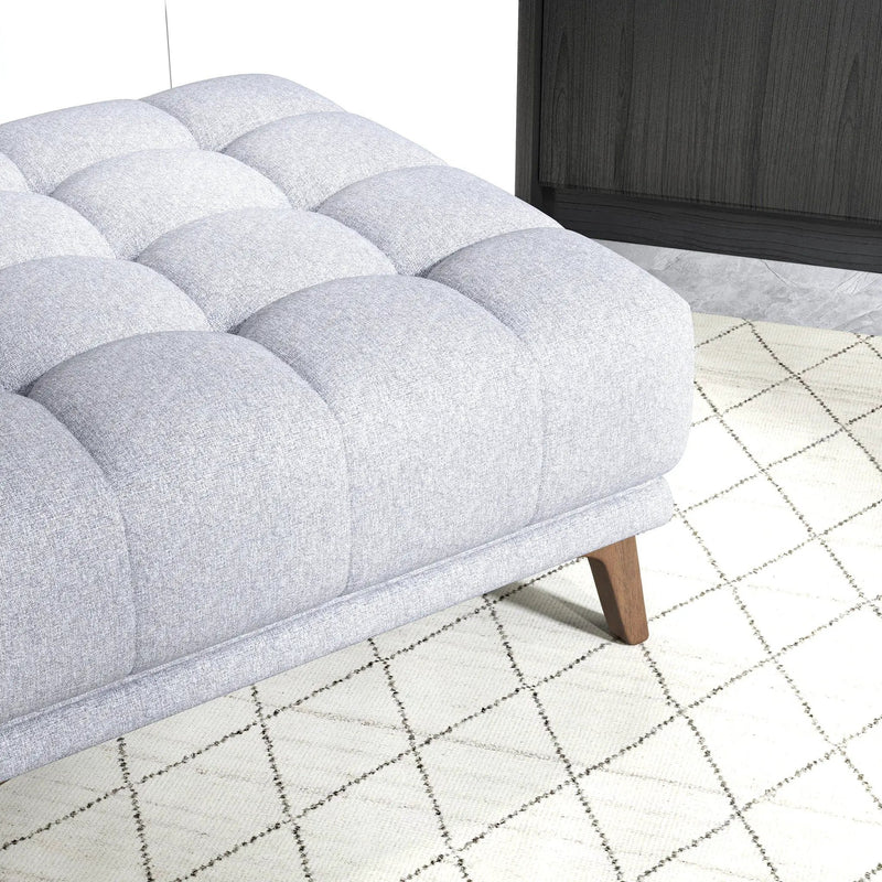 Addison - Square Upholstered Ottoman by HouseOfZazla