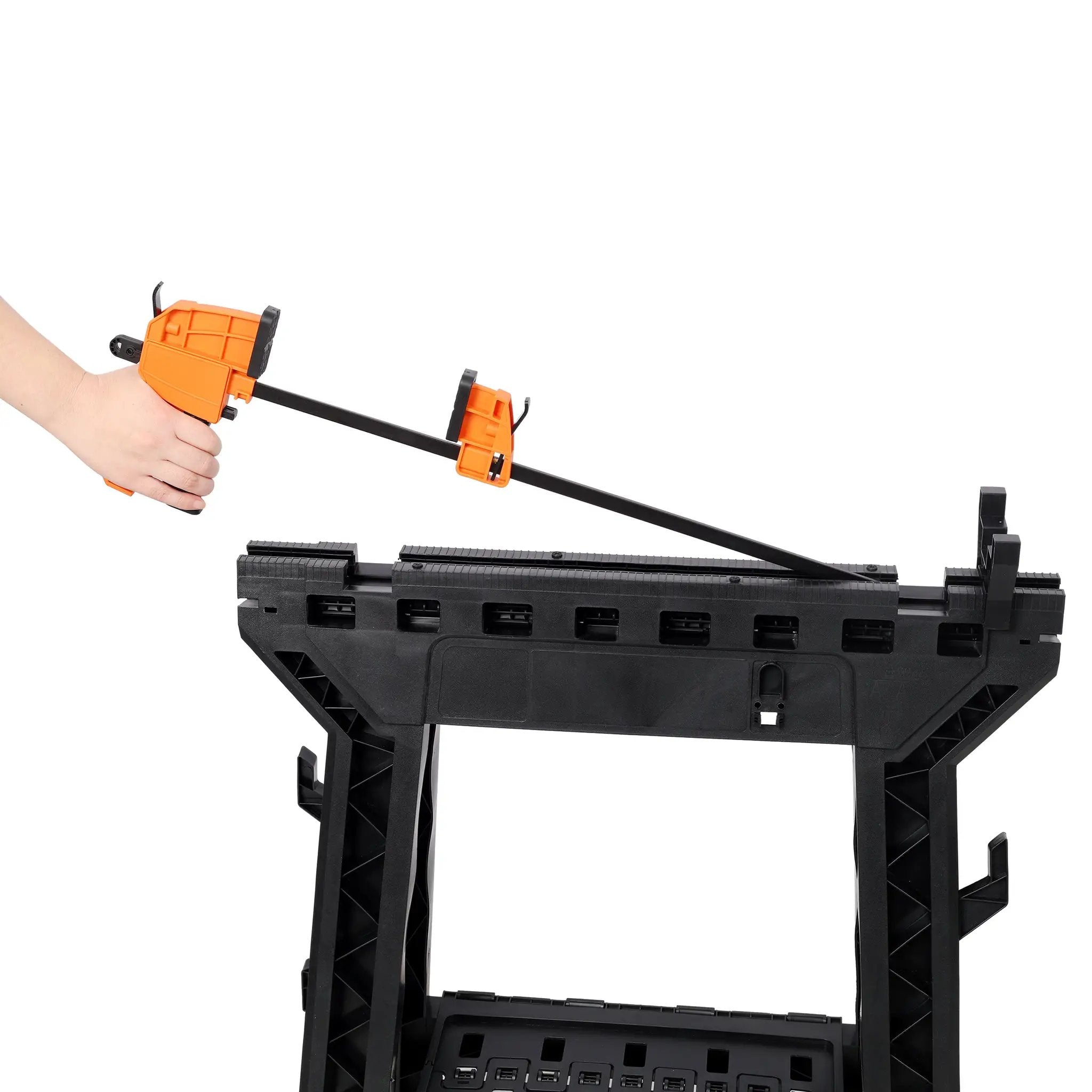 Folding Clamping Sawhorse Set of 2 by HouseOfZazla