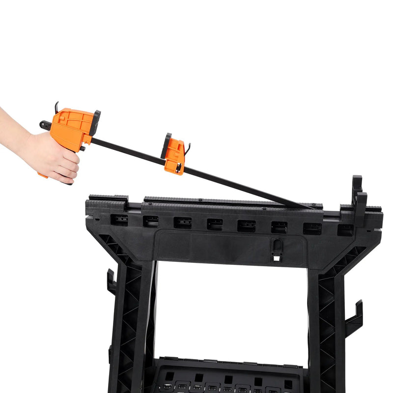 Folding Clamping Sawhorse Set of 2 by HouseOfZazla