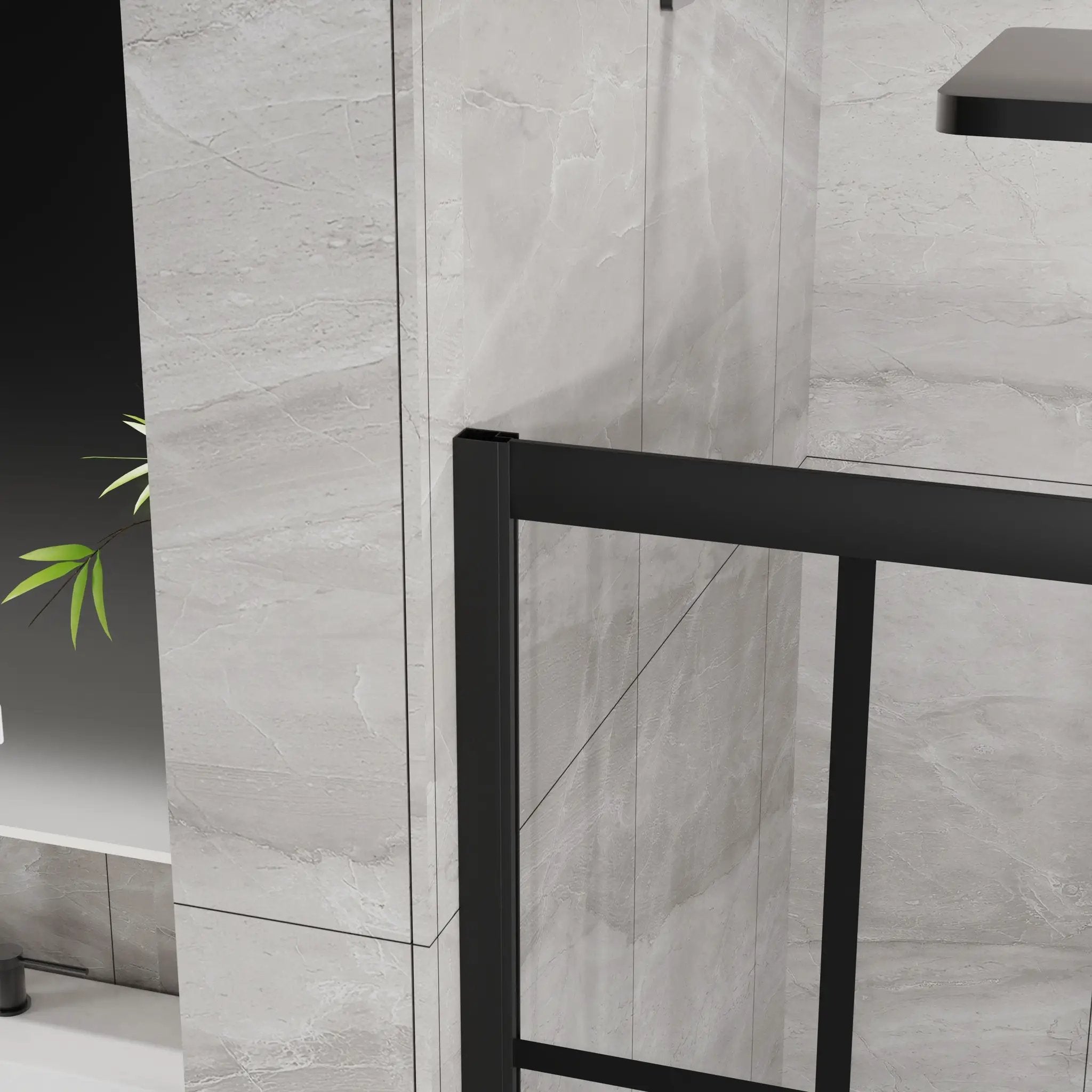 Goodyo Corner Shower Enclosure with Double Sliding Doors by HouseOfZazla