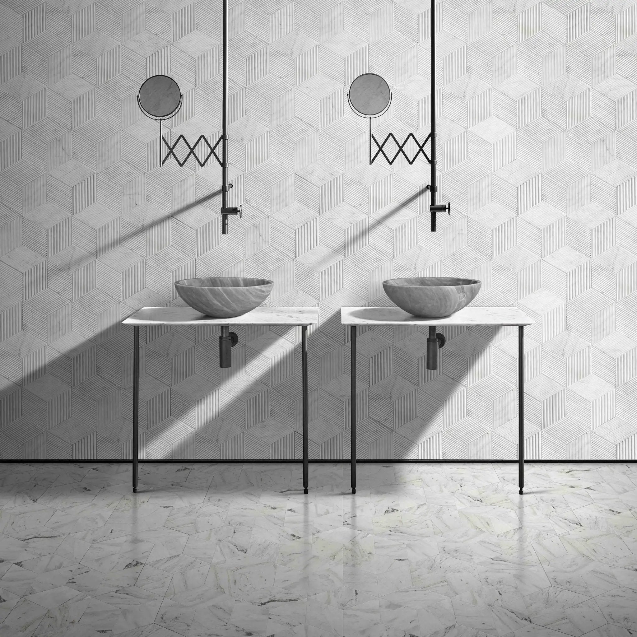 Bathroom Vessel Sink, Circular Design by HouseOfZazla