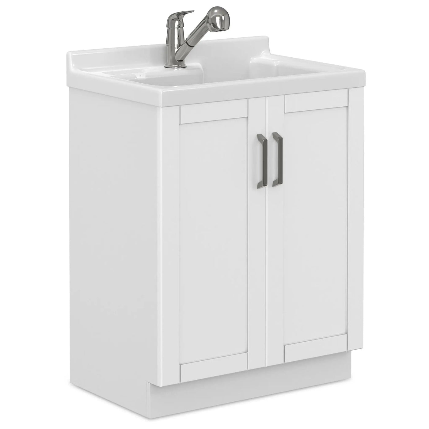 Kyle - Laundry Cabinet & Faucet And Stainless Steel Sink by HouseOfZazla