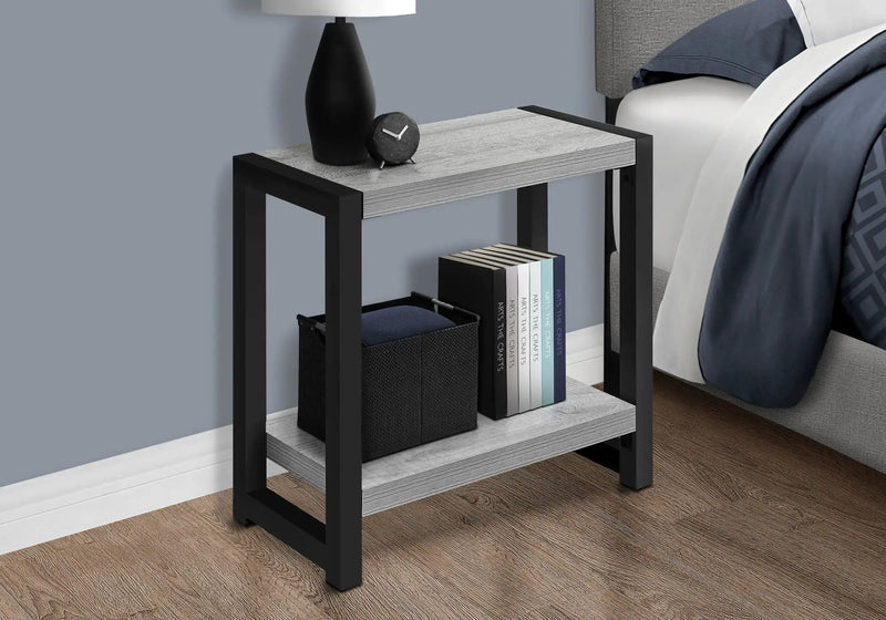 Accent Side Table, Narrow, Small, 2 Tier, Contemporary And Modern by Unique Piece Furniture