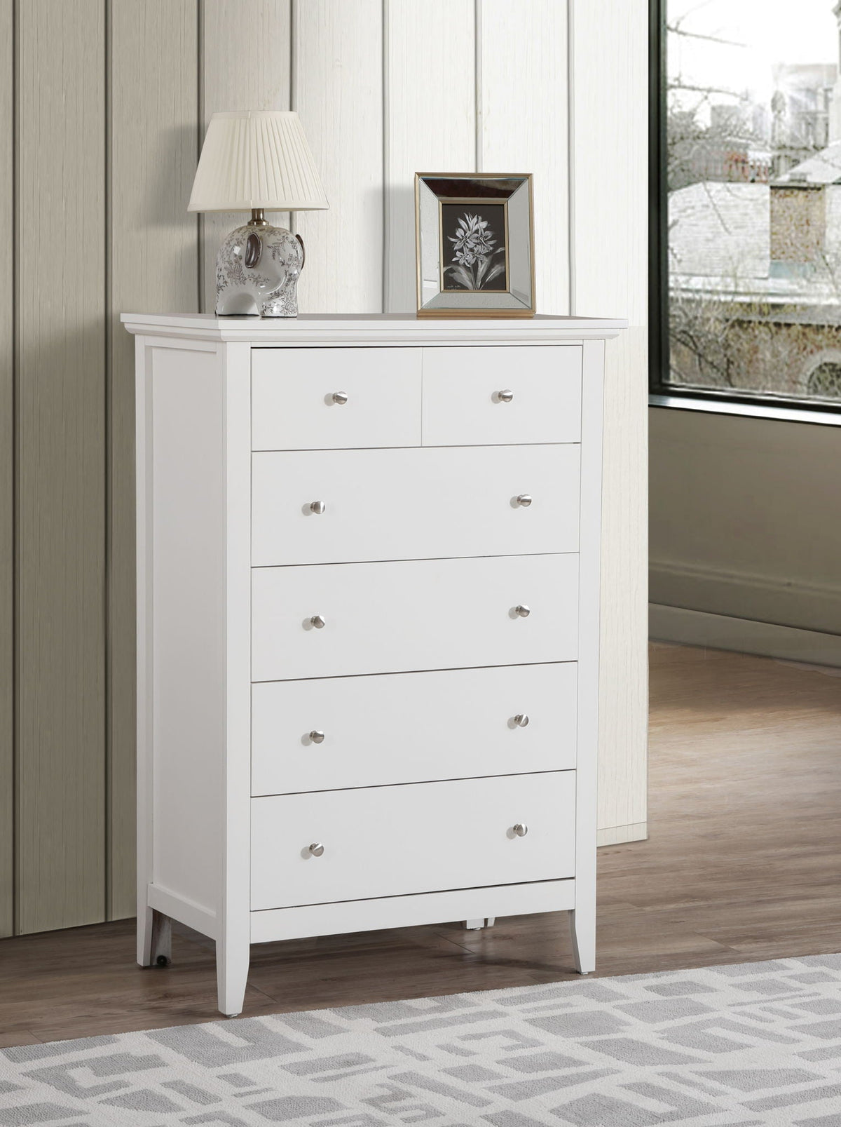 Chest with Real Wood Veneers and Nickel Hardware - Multiple Colors, photo 8 of 40