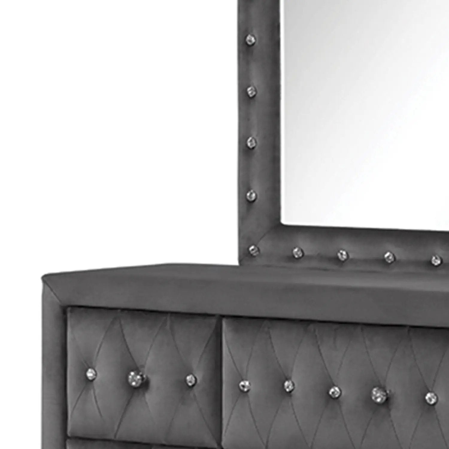 Sophia - 7 Drawer Dresser - Gray by HouseOfZazla