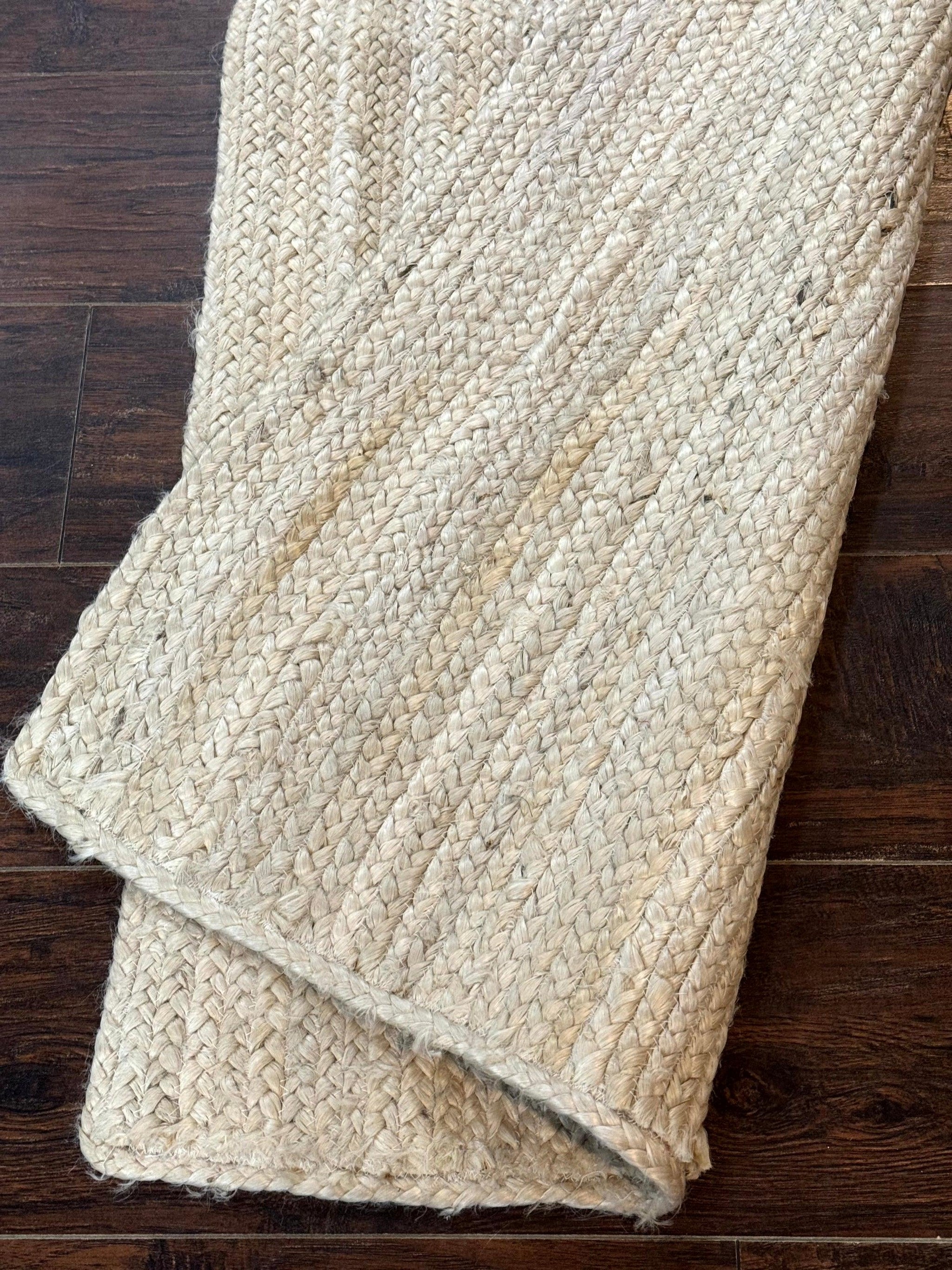 Modern Jute Runner Rug 2.7 x 10, Rug for Hallway or Kitchen, Farmhouse Rug by Jewel Rugs