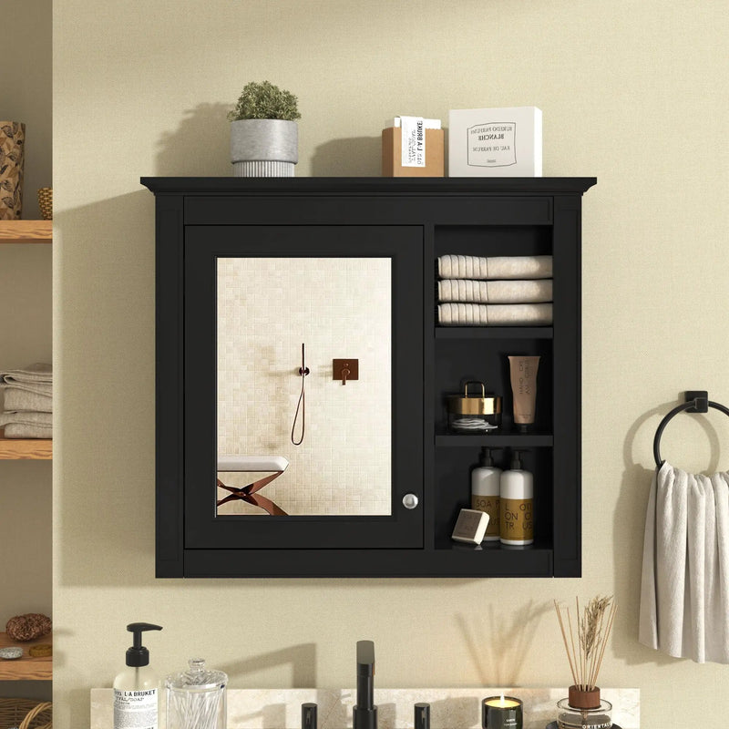 Modern Wall-Mounted Medicine Cabinet With Mirror by Unique Piece Furniture