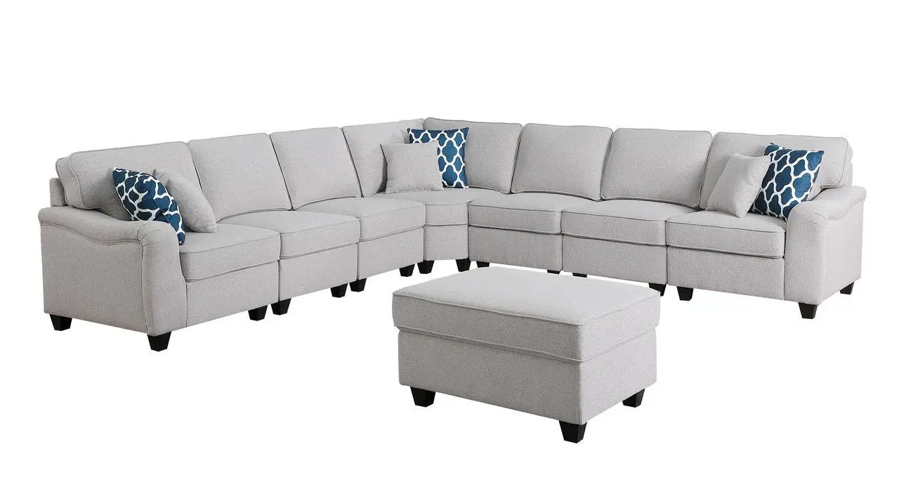Leo - Comfor Modular Sofa And Ottoman by Unique Piece Furniture