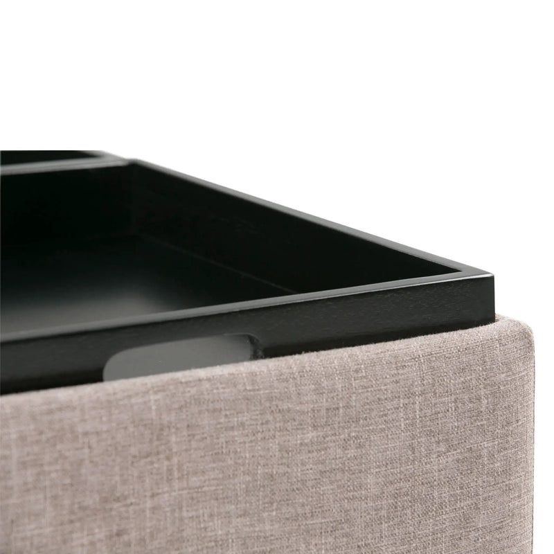 Avalon - Square Coffee Table, Storage Ottoman by HouseOfZazla