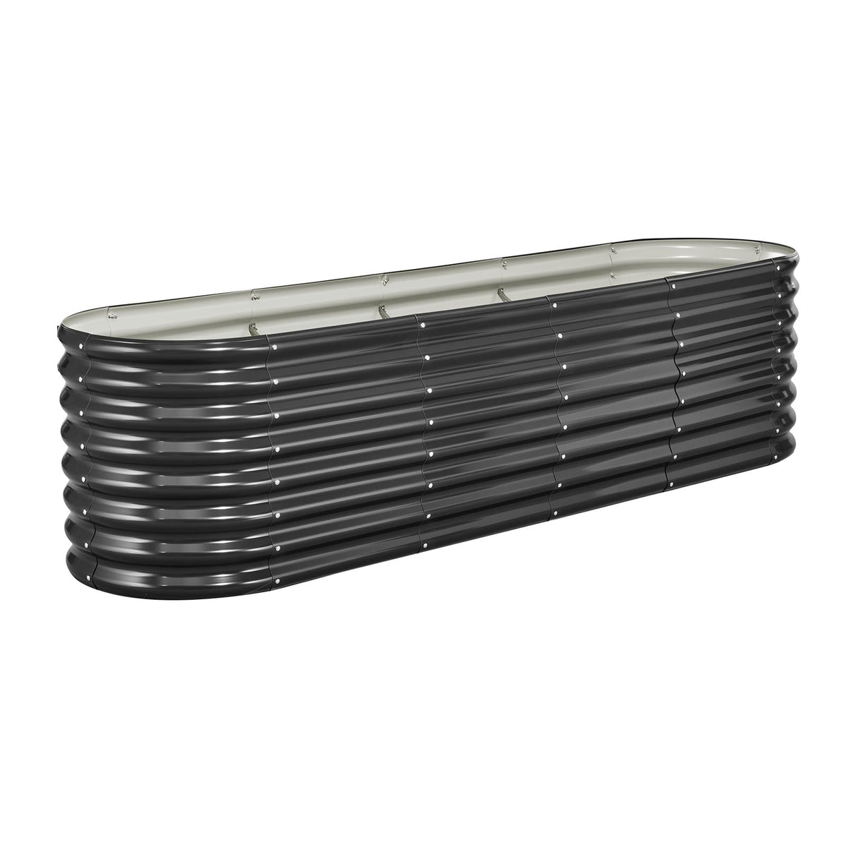 Oval Metal Raised Garden Bed, photo 2 of 10