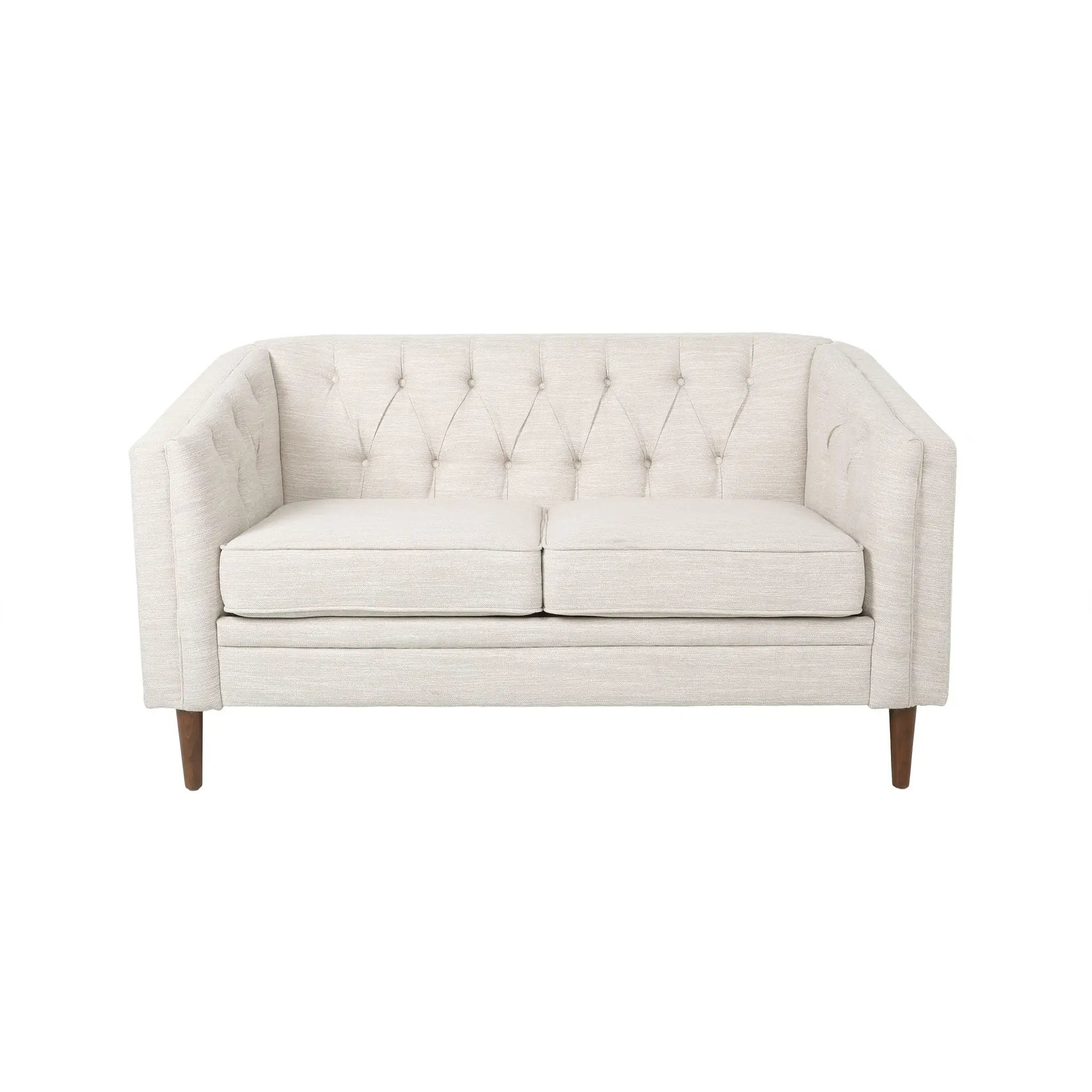 Sophisticated Loveseat With Diamond Stitched Detailing by HouseOfZazla