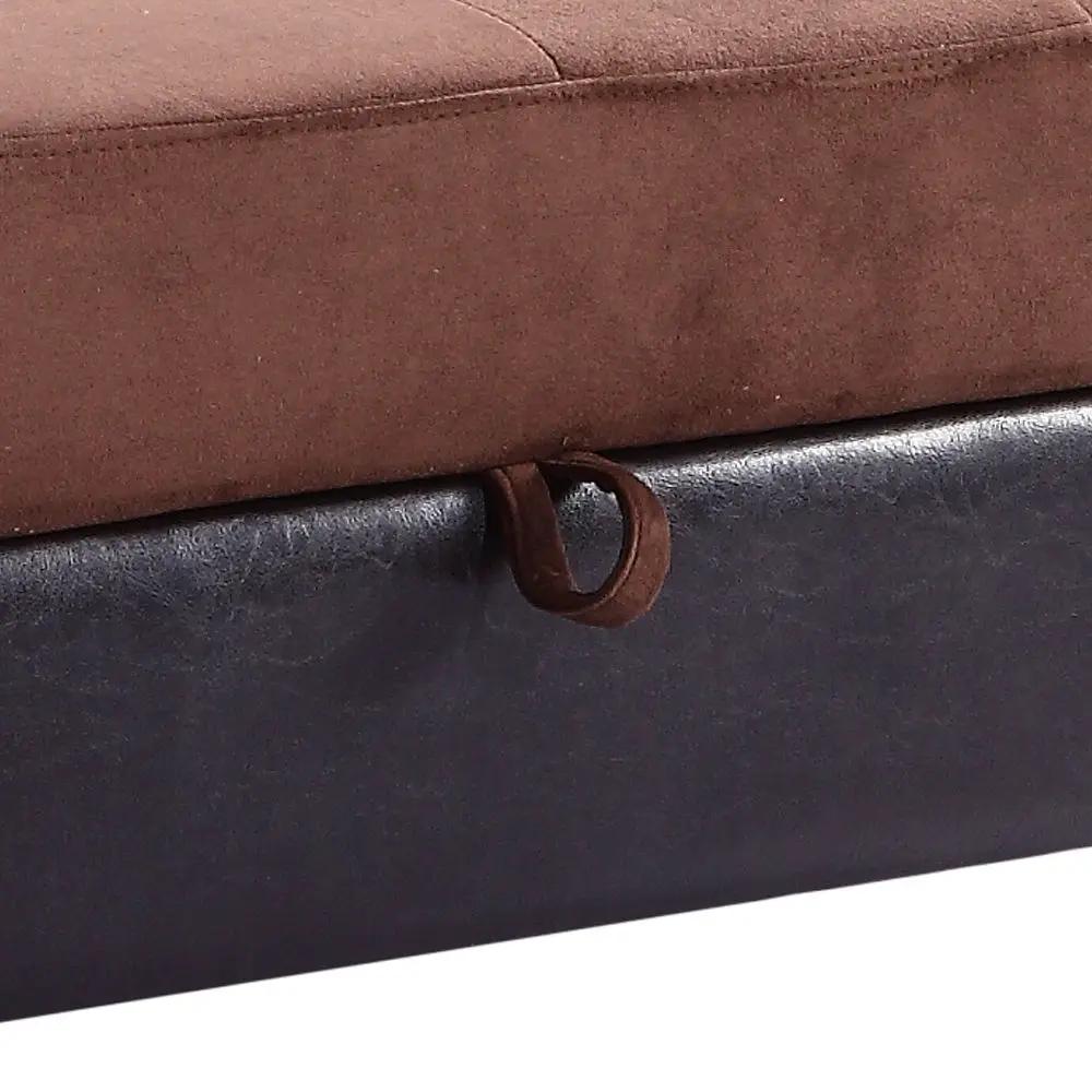 Stylish Storage Contemporary Ottoman by Unique Piece Furniture