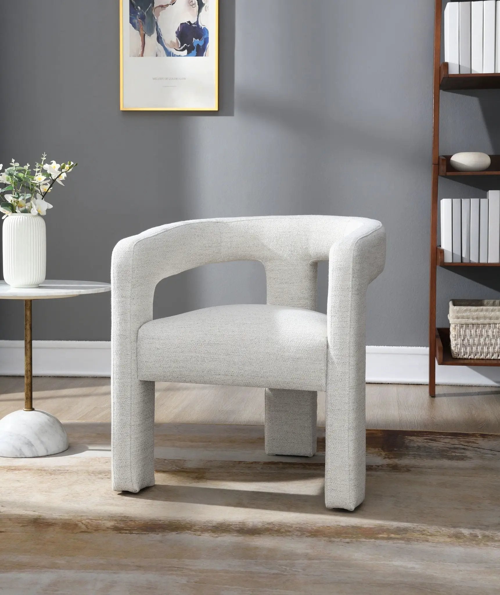 Lomas - Boucle Side Chair (Set of 2) - Beige by HouseOfZazla