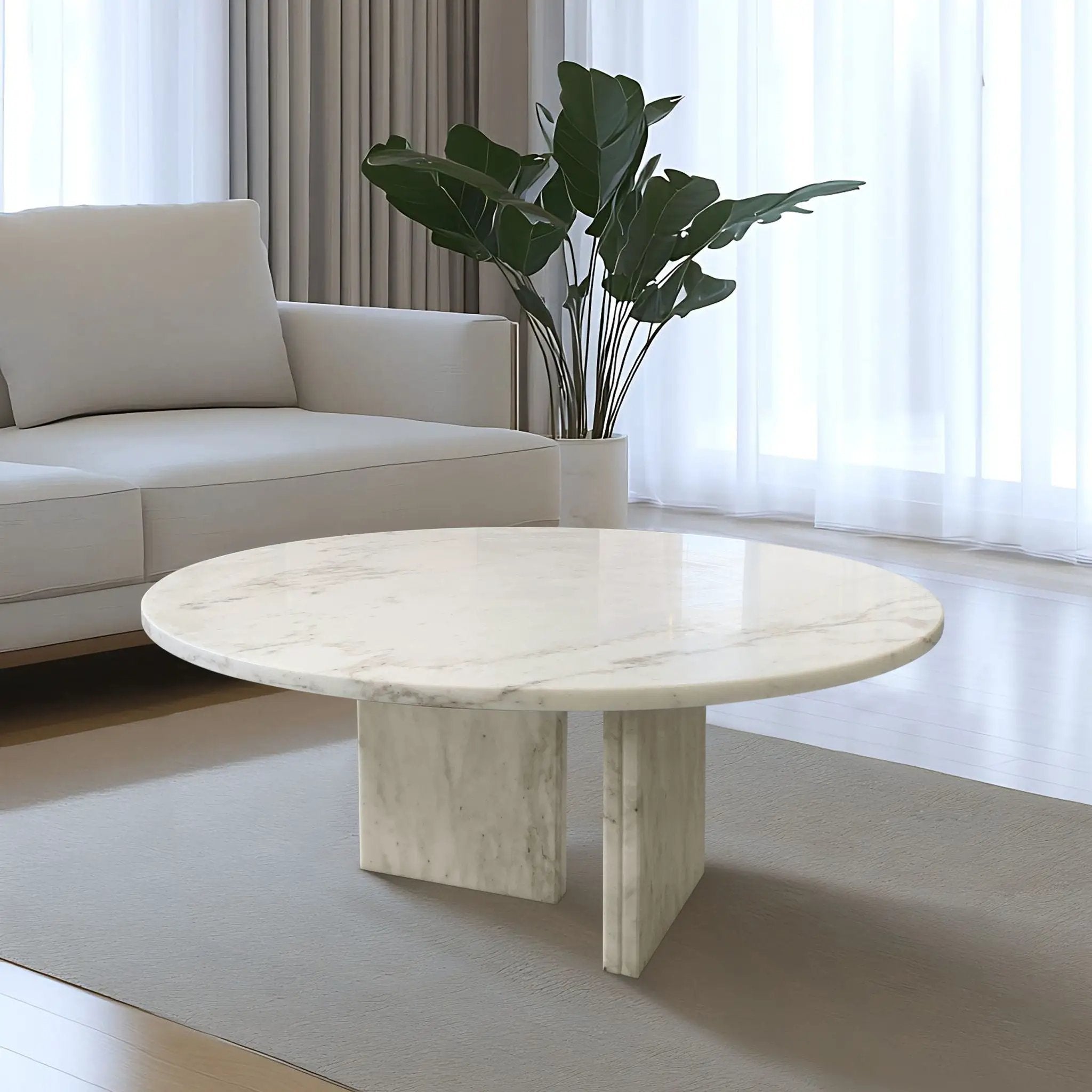 Luxury Coffee Table With Unique Veining, Unique Stone Design by Unique Piece Furniture